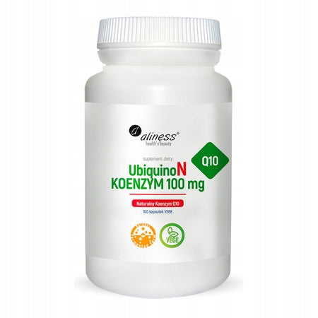Aliness UbiquinoN COENZYME Q10 100mg UBIQUINONE Youth HEART ENERGY 100 KAP