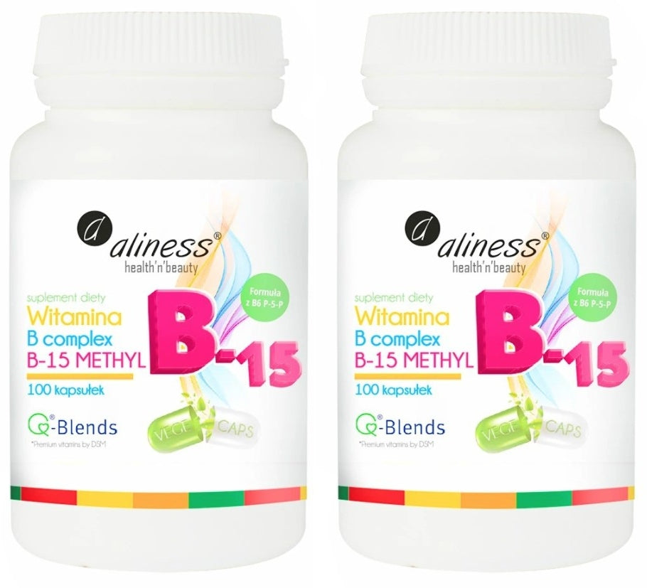 Aliness Vitamin B Complex B-15 Methyl capsules 100 pcs. Packaging status original