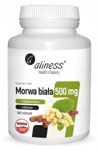 Aliness White mulberry 4:1 with cinnamon and chromium 500 mg SLIMMING 180tab