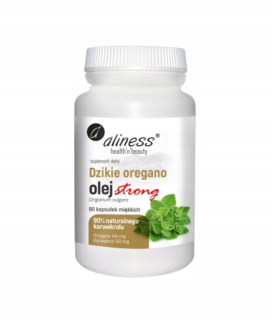 Aliness Wild oregano oil 100% NATURAL CARVACROL DIGESTIVE SYSTEM 90k Manufacturer code 5903242580475