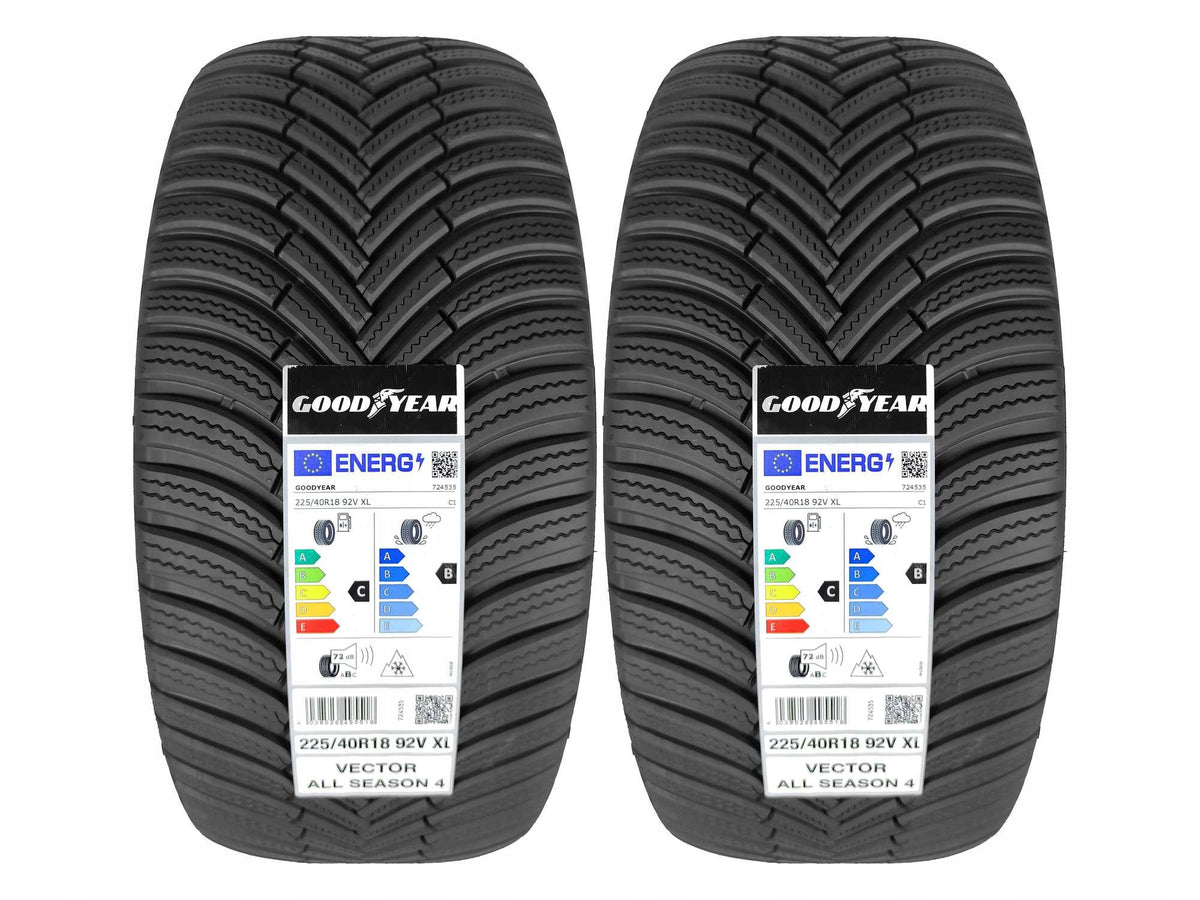 All-season tyre 225/40R18 Goodyear Vector ALL SEASON 4 2026 Number of tires offered 1 pc.