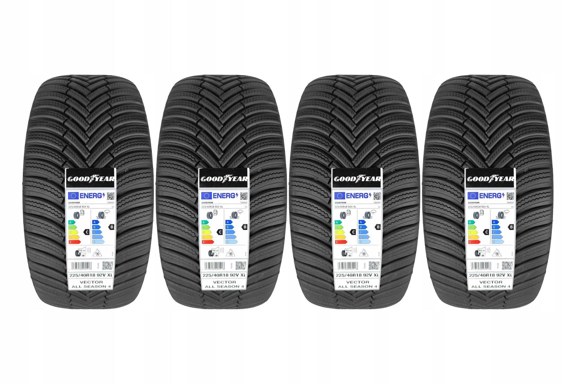 All-season tyre 225/40R18 Goodyear Vector ALL SEASON 4 2026 Year of manufacture 2026