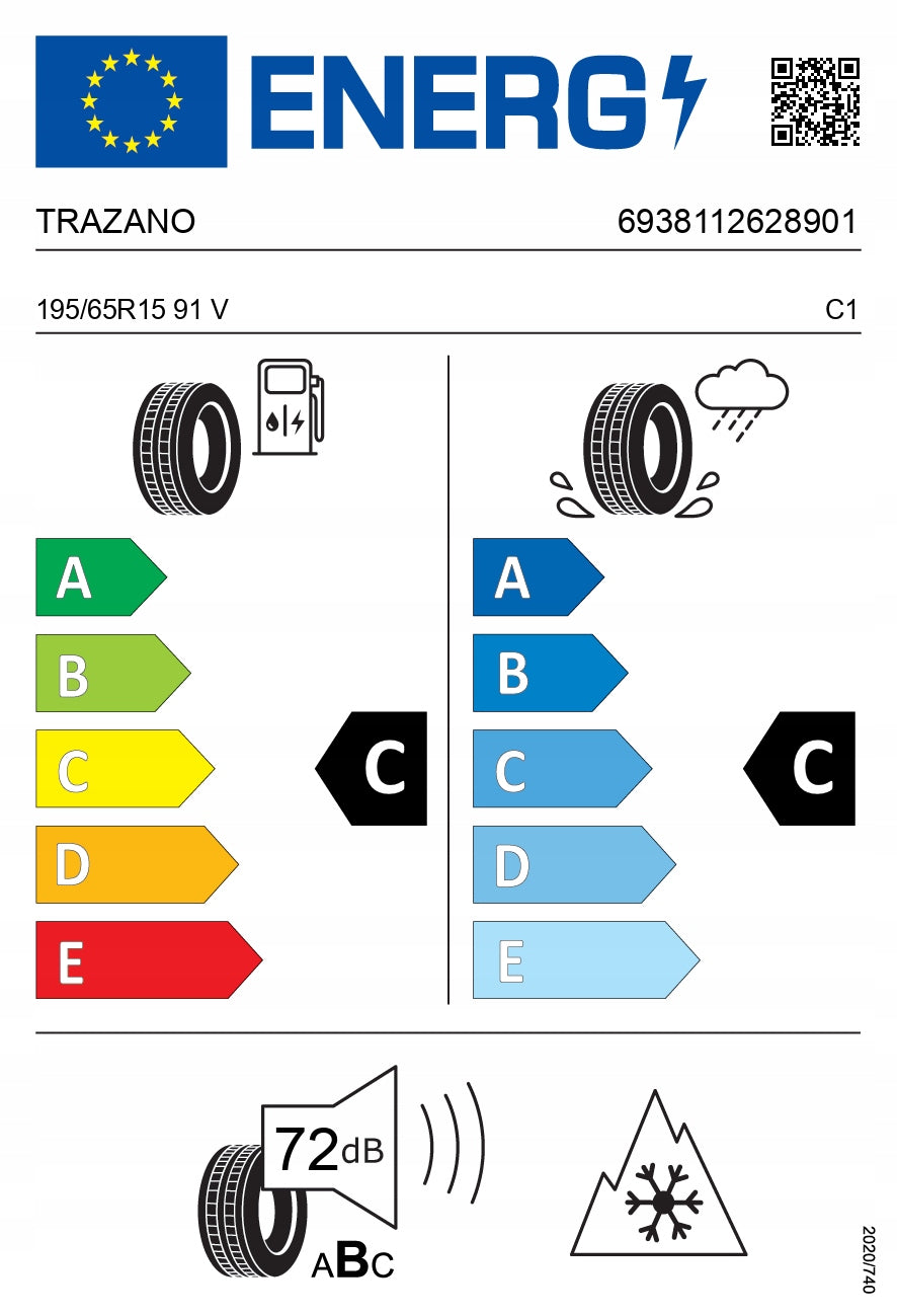All-season tyre Trazano Z401 195/65R15 91 V Year of manufacture 2026/2025