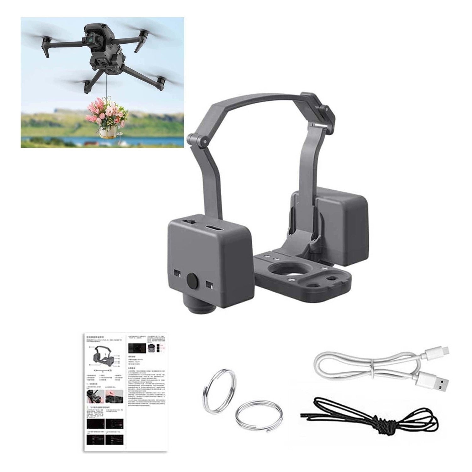 Allecto - Drone drop system - DJI Mavic 3 Series - ABS