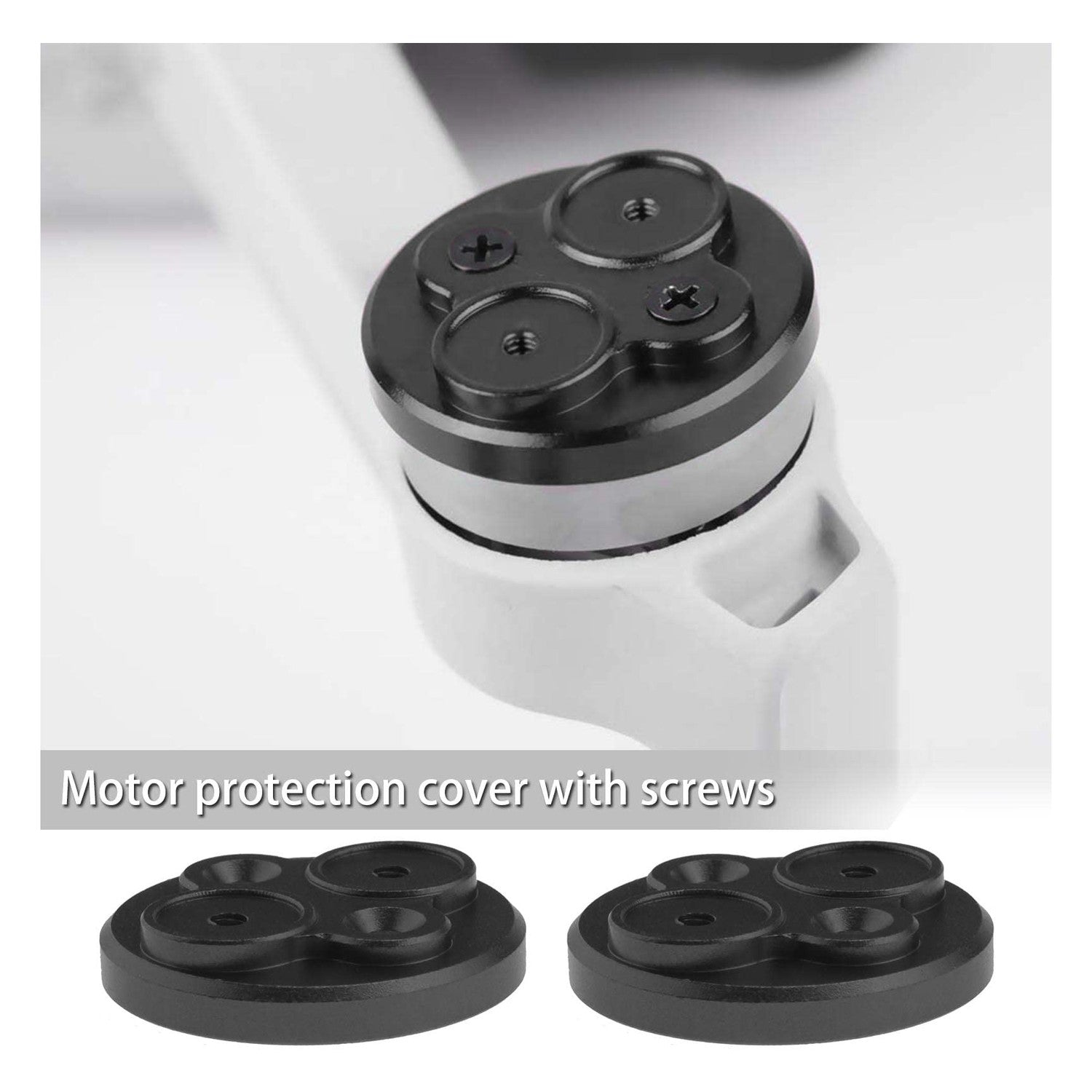 Allecto - Engine Guards - Aluminium - Black - Mavic Mini 2 Drone Brand no brand