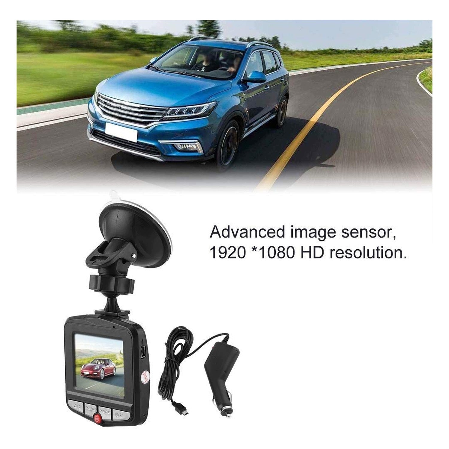Allecto - Full HD 1080P Car Camera - 170° - Loop Recording Model Autocamera Full HD 1080P - Auto Camera - Draagbaar