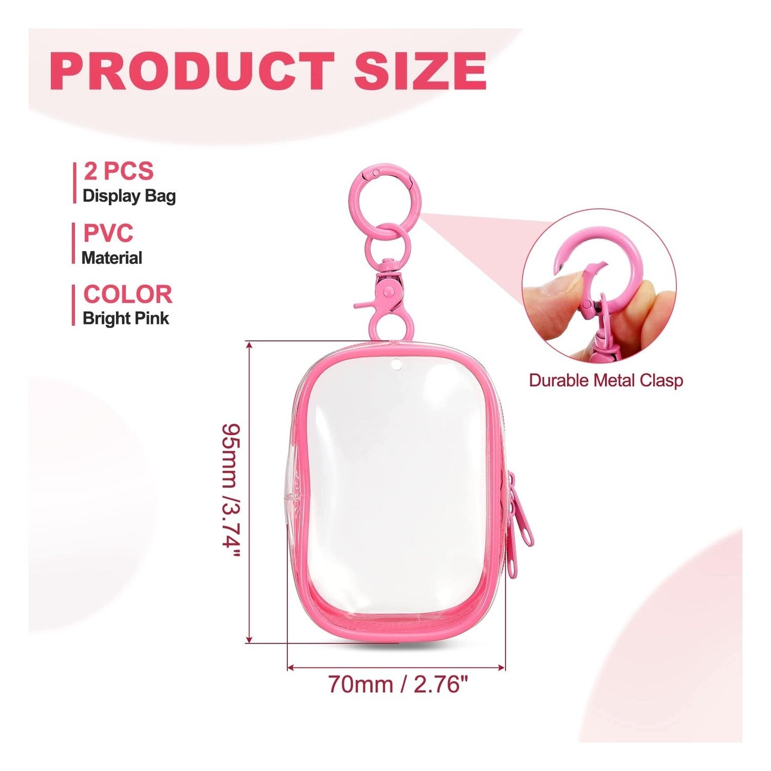 Allecto - transparent presentation bags - with zipper Brand no brand