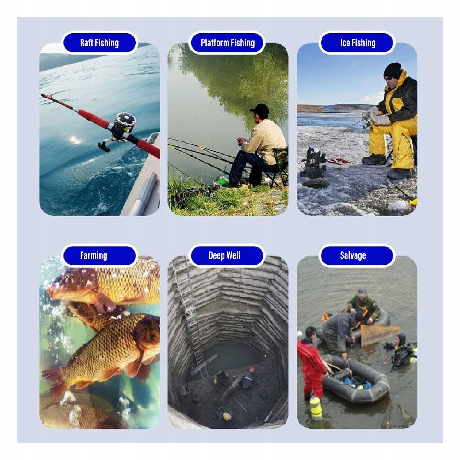 Allecto - underwater drone - 30m cable - 5MP camera - 4,3 inch screen Brand no brand