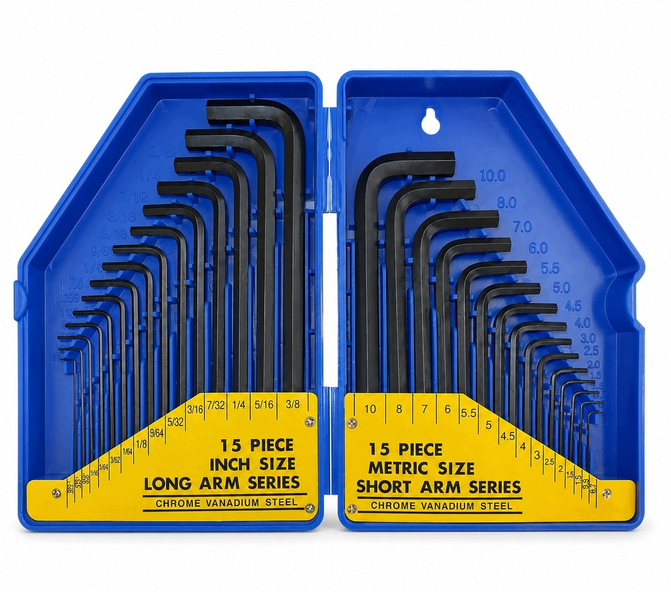 Allen Wrenches S&R 30 Pcs Long Short MM Cali Case