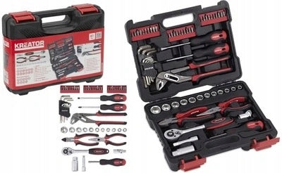Allen socket tool wrench set KREATOR suitcase 61el. Number of items in the set 61