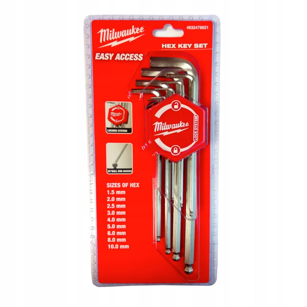 Allen wrench set HEX ball professional Milwaukee 4932478621