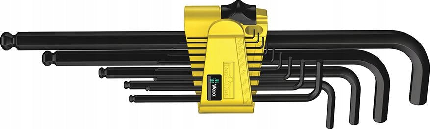 Allen wrenches 5/64"-3/8" long with spherical tip WERA