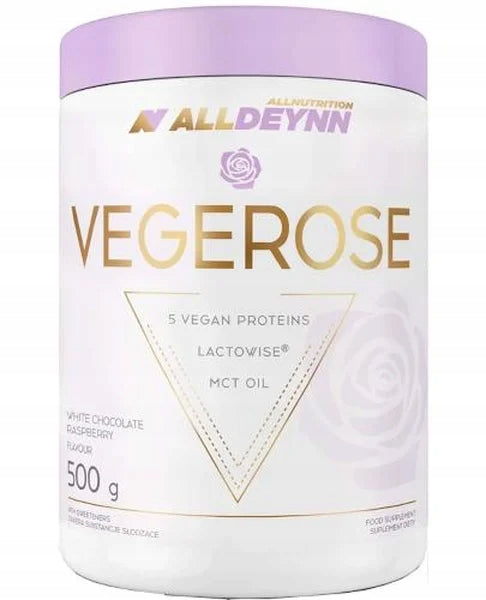 Allnutrition Alldeynn Vegerose White Choco Raspberry 500 g