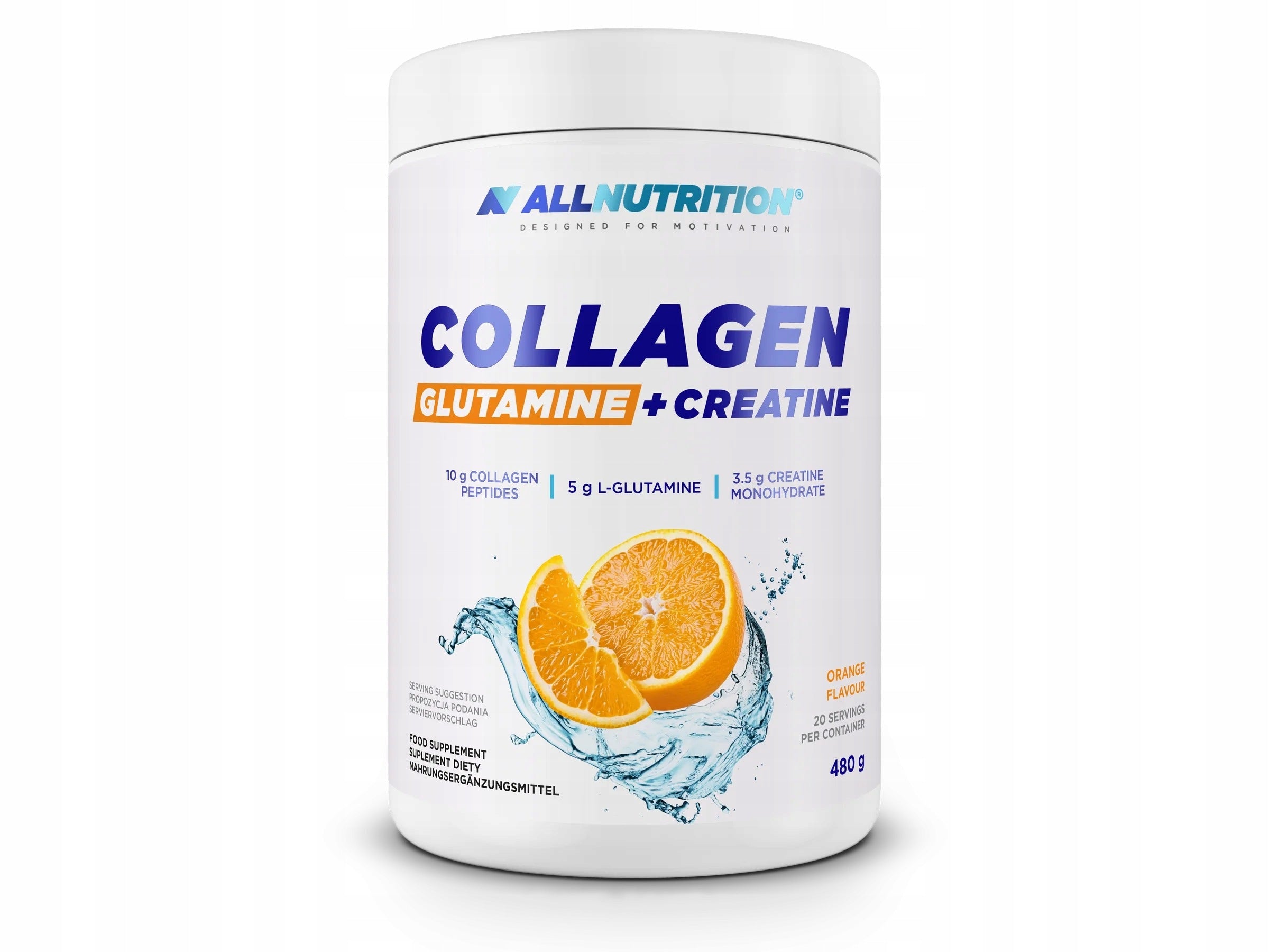 Allnutrition Collagen Glutamine Creatine Orange 480g