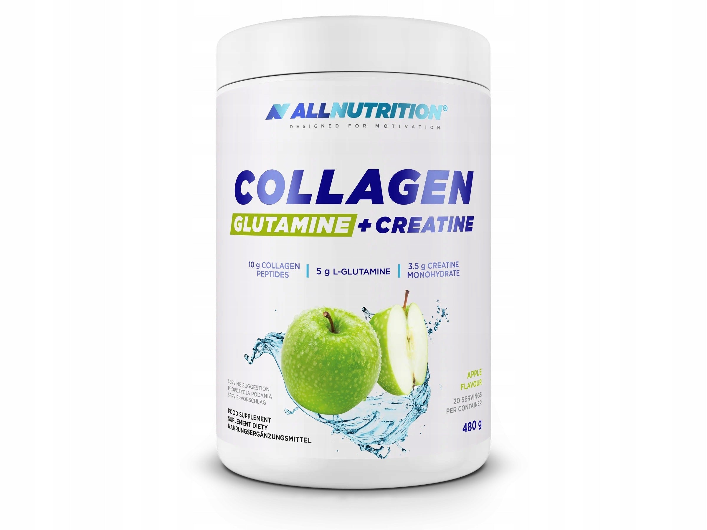 Allnutrition Collagen glutamine Creatine Apple 480 g