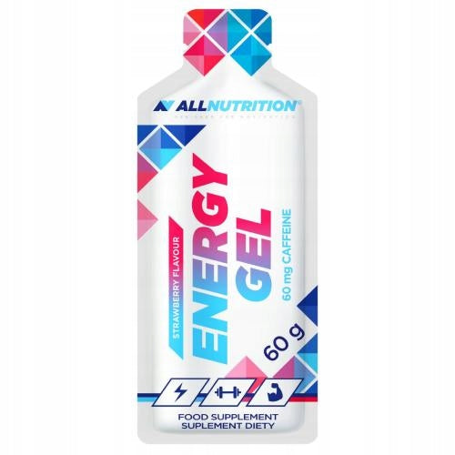 Allnutrition Energy Gel Strawberry Flavoured Energy Gel, 60 g