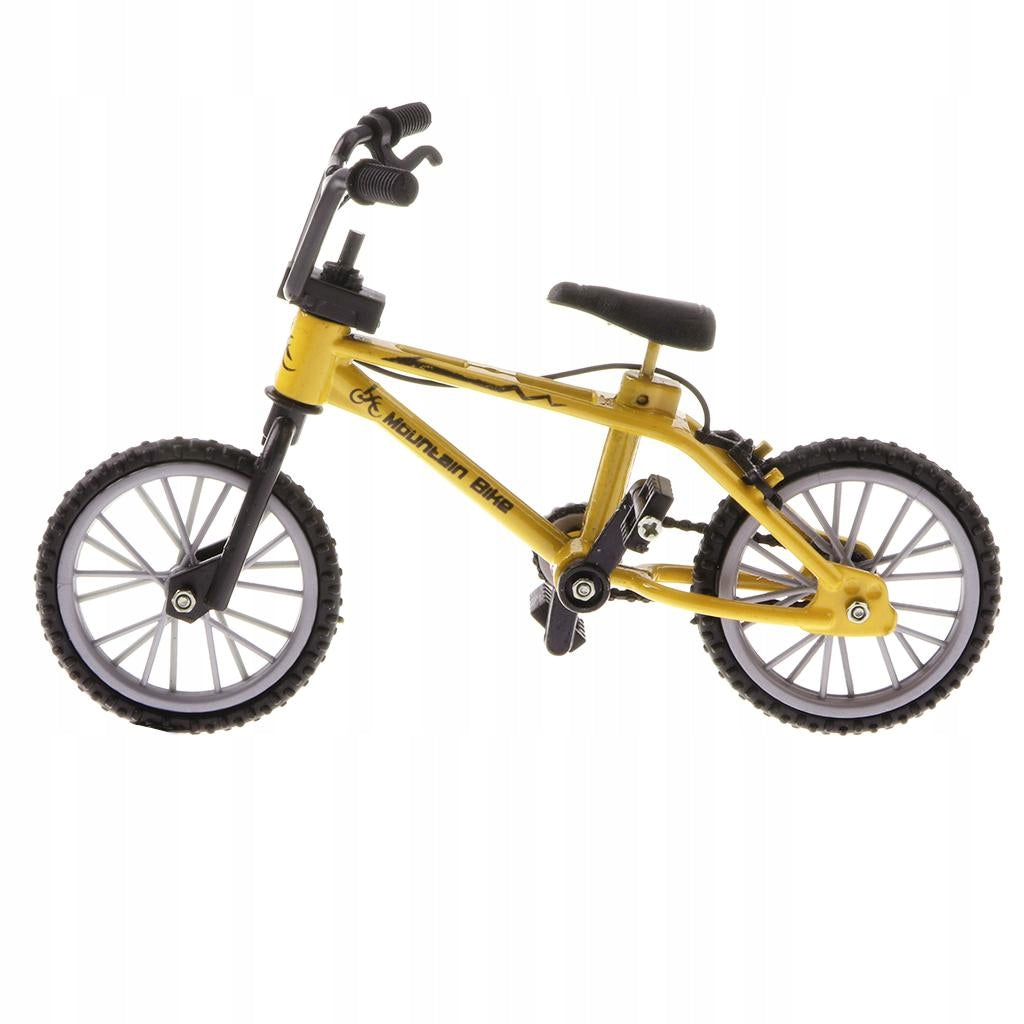 Alloy Plastic 1:24 Scale Bicycle Toy Finger Bike Model With Spare Tire Packaging status original
