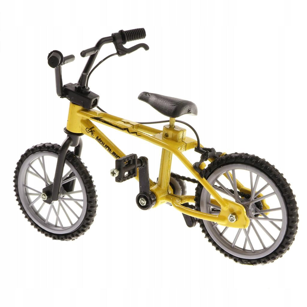Alloy Plastic 1:24 Scale Bicycle Toy Finger Bike Model With Spare Tire