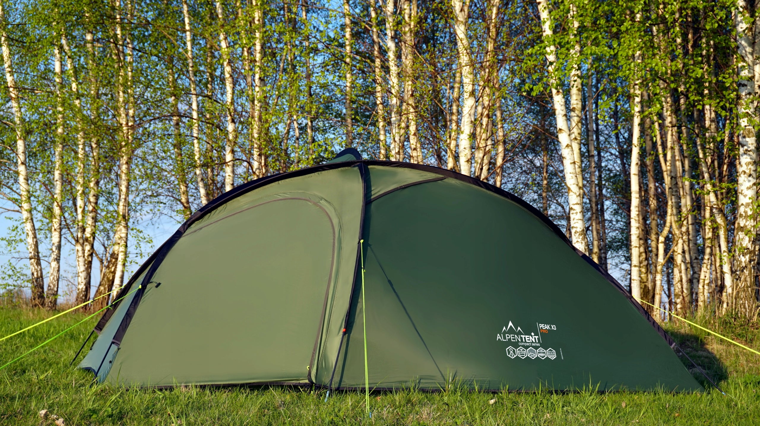 AlpenTent Peak X3 PRO Triple Tent 3.6 kg Model Peak X3 PRO