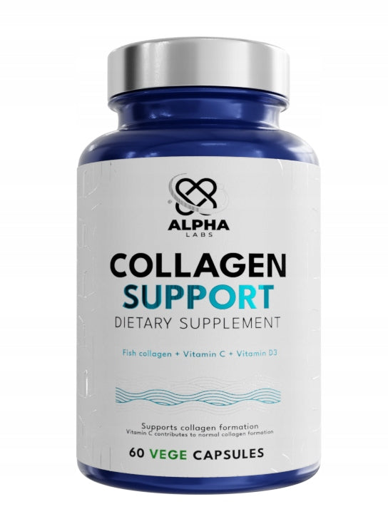 Alpha Labs Collagen Support Marine Collagen with Vitamin C Vitamin D3