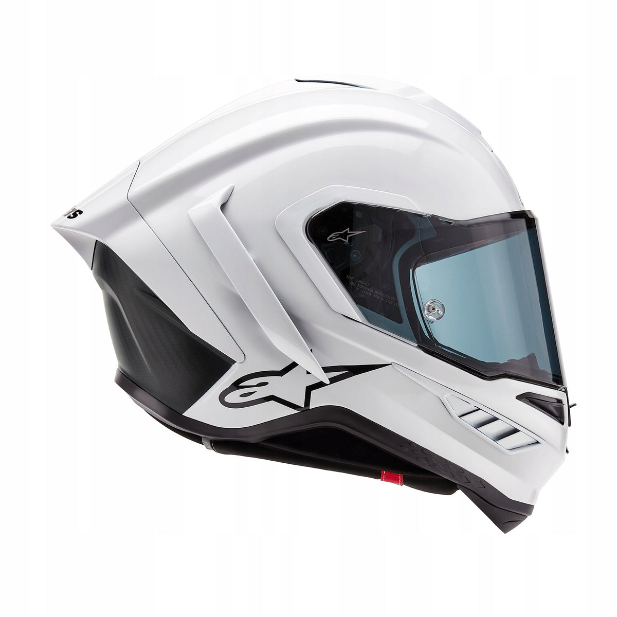 Alpinestars Supertech R10 white carbon FIM Pinlock 120 XL motorcycle helmet Packaging status original