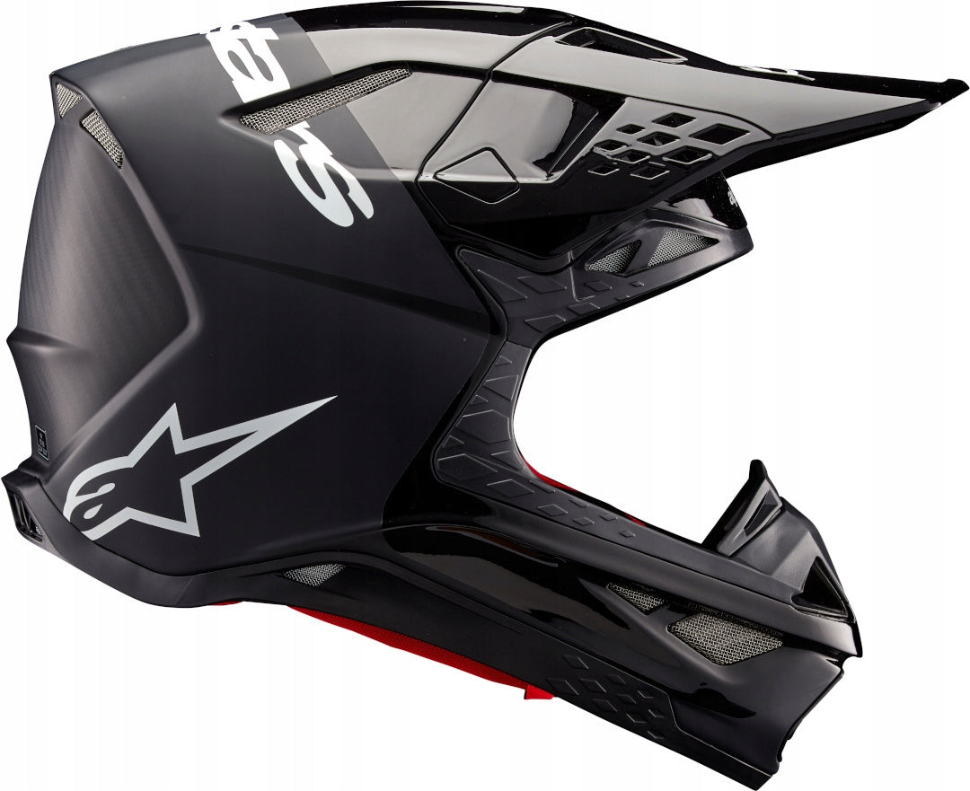 Alpinestars Supertech S-M10 Flood 2024 Kask motocrossowy, czarny/szary, S Packaging status original