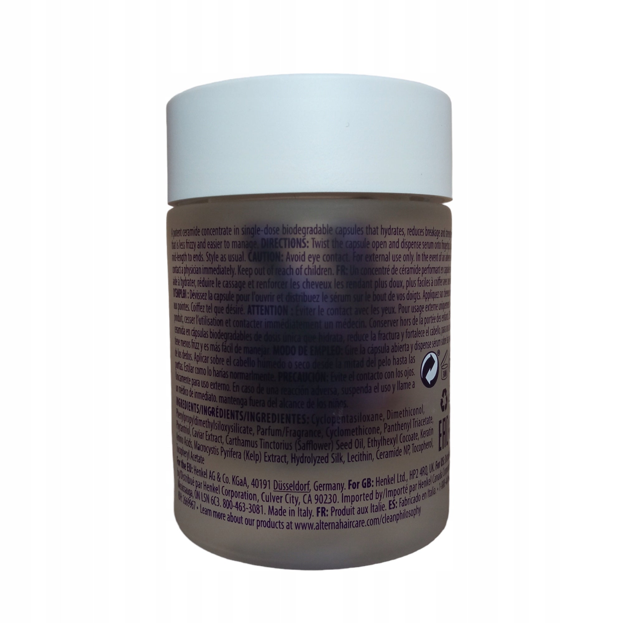 Alterna Caviar Replenishing Moisture Intensive Ceramid-Kapseln für das Haar (25 Kapseln), 12,3 ml