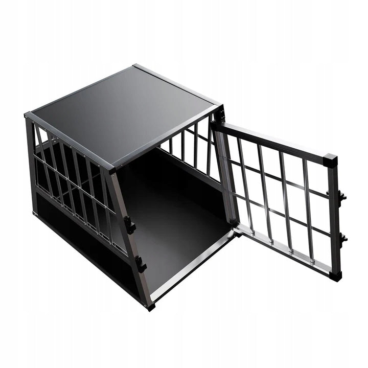 Aluminium cage for dog transporter L solid 65 x 91 x 69 cm Product width 65 cm