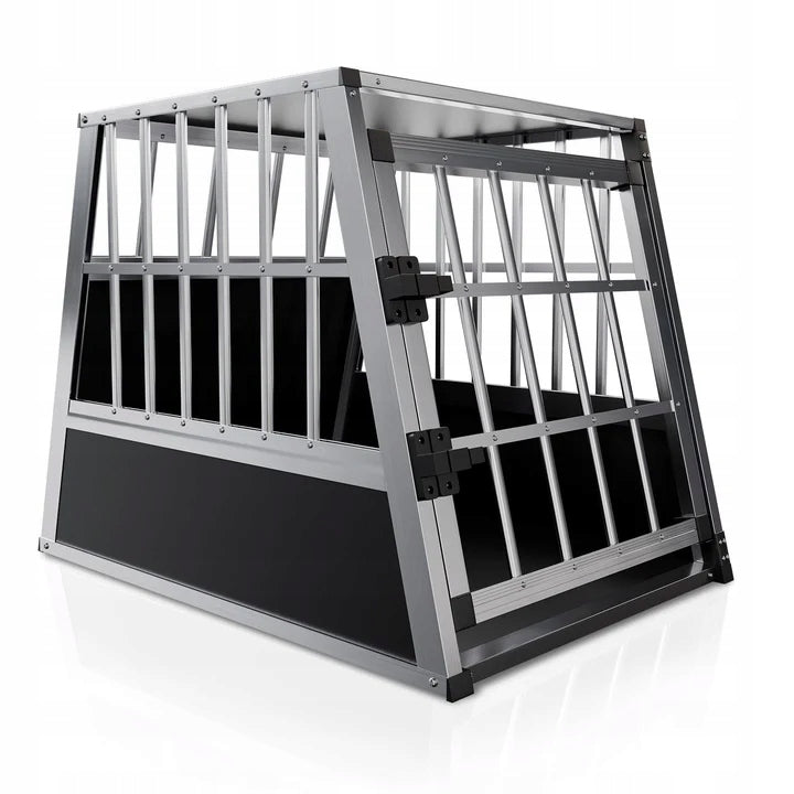 Aluminium cage for dog transporter L solid 65 x 91 x 69 cm
