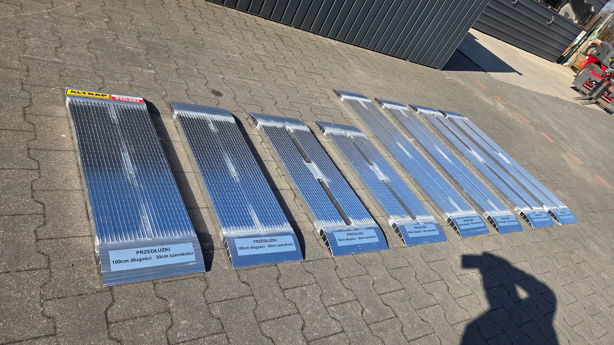 Aluminium inruns ALTRAP extensions 150cm long, 4cm thick, 3,5tons Manufacturer code miniLAW150