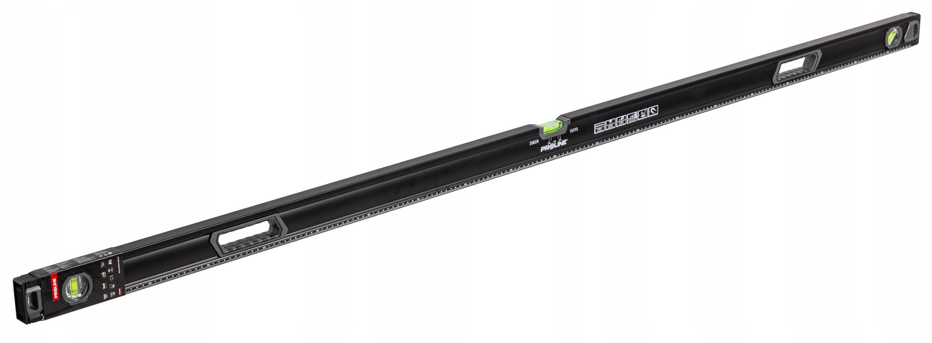 Aluminium level 200cm 2m 3 libels 0,5 mm/1m Proline