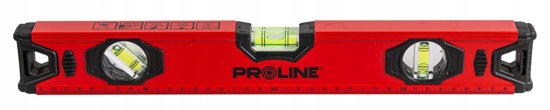 Aluminium level 40cm 0,4m 3 libels 1mm/1m STANDARD Proline 15860 Packaging status original