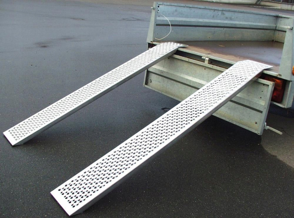 Aluminium loading ramp, straight 1,5m 400 kg HP