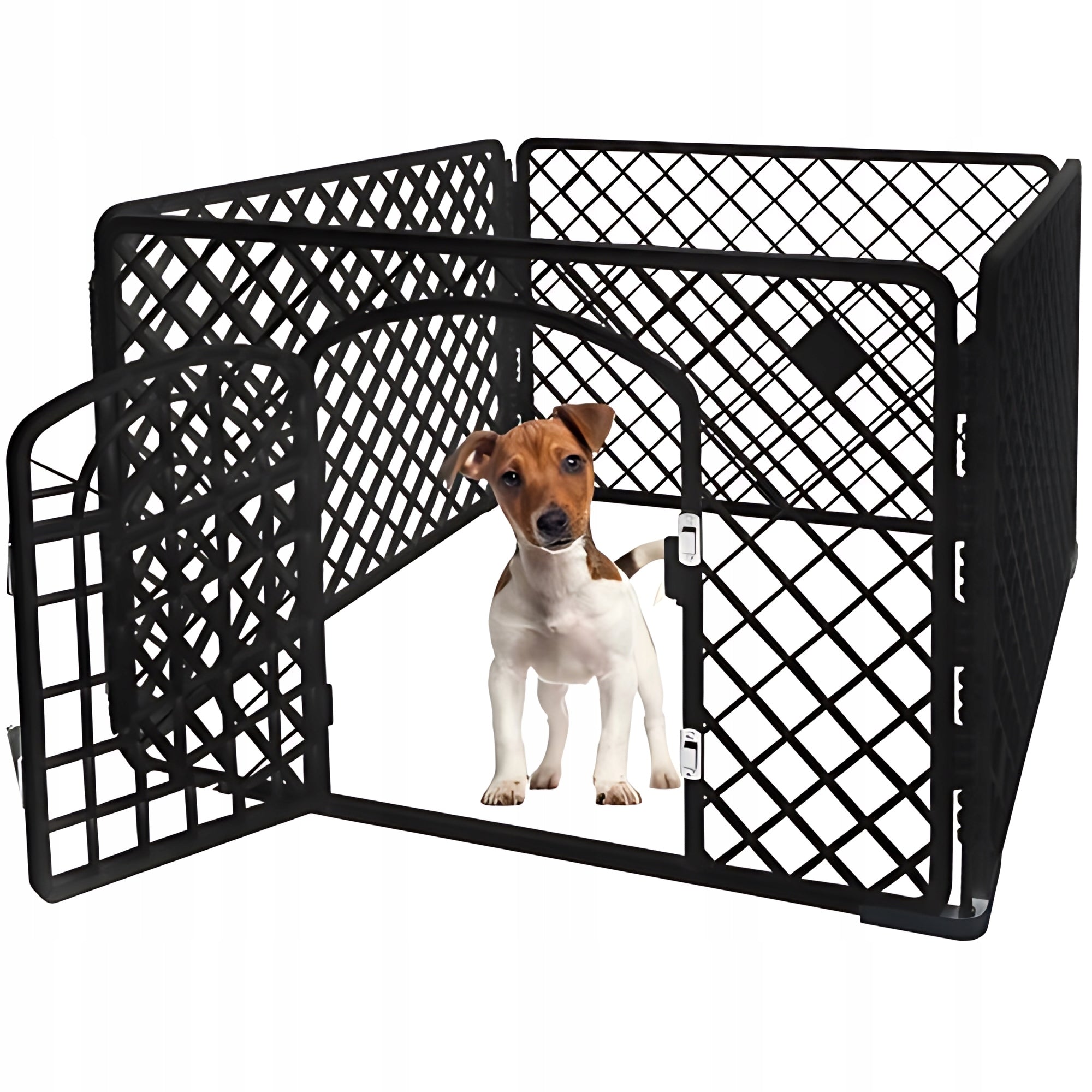 Aluminium playpen Purlov small dog 90 x 90 x 60 cm