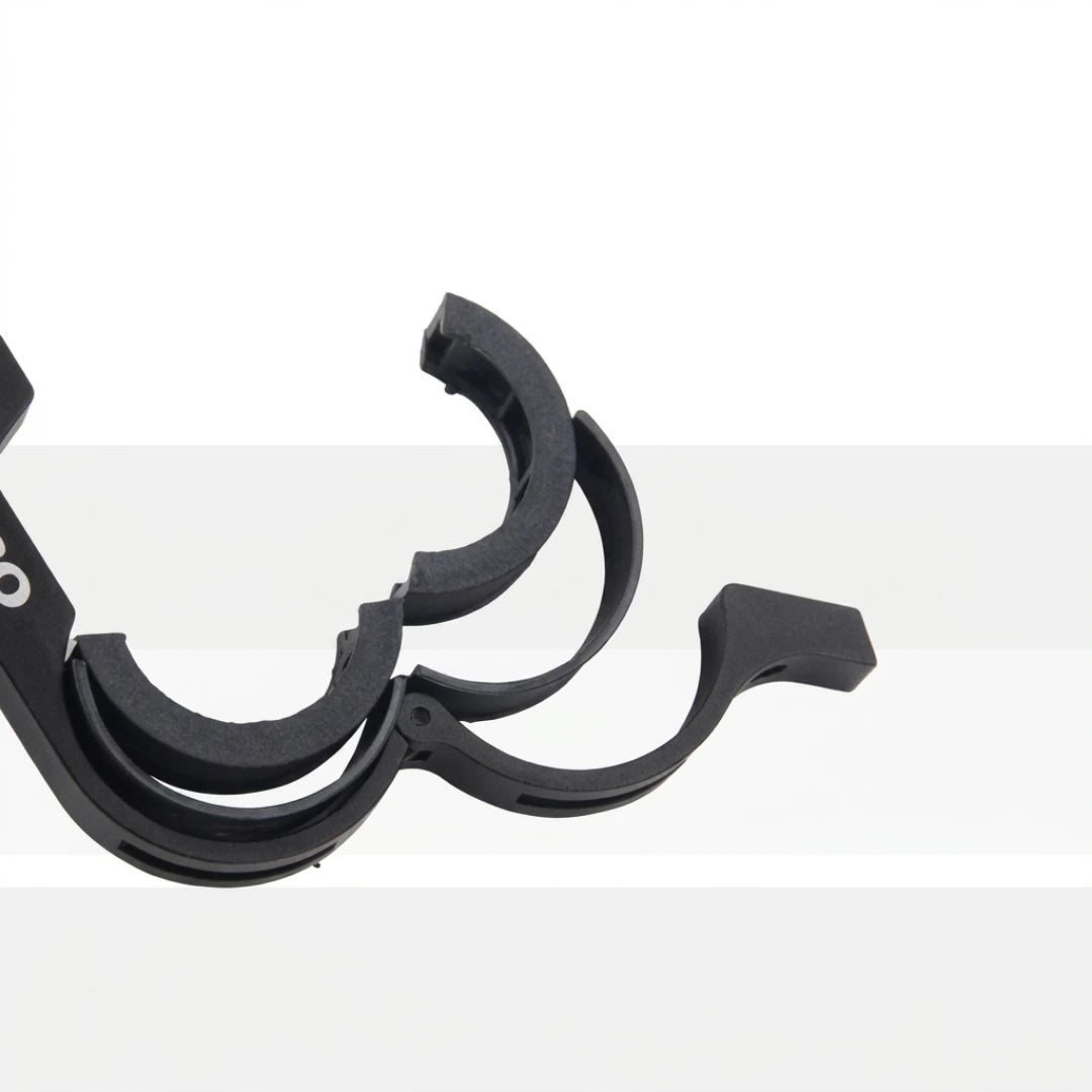 Aluminum Bike Handlebar Extension 20cm Double Bracket Black Brand no brand