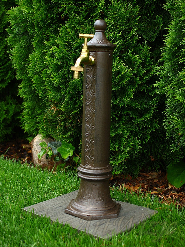 Aluminum Garden Hydrant with Faucet 1/2 Water Intake Drain Point Manufacturer code 191654