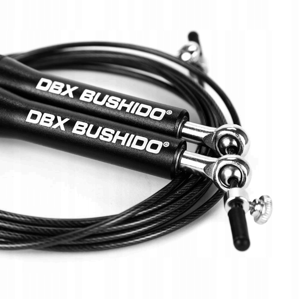 Aluminum Jump Rope with Steel Rope DBX Pro Black + Cover Brand DBX BUSHIDO