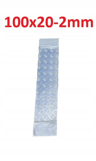 Aluminum Overrun Extension Driveway 100x20 - 2mm Trap Alu Ryfel