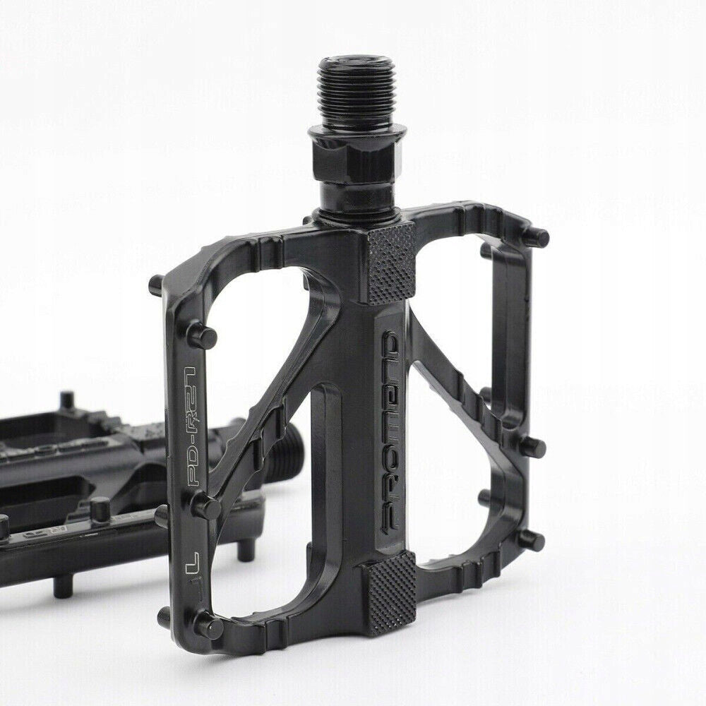 Aluminum Platform Bike Pedals 1 Pair Pedals Black 9/16 in.