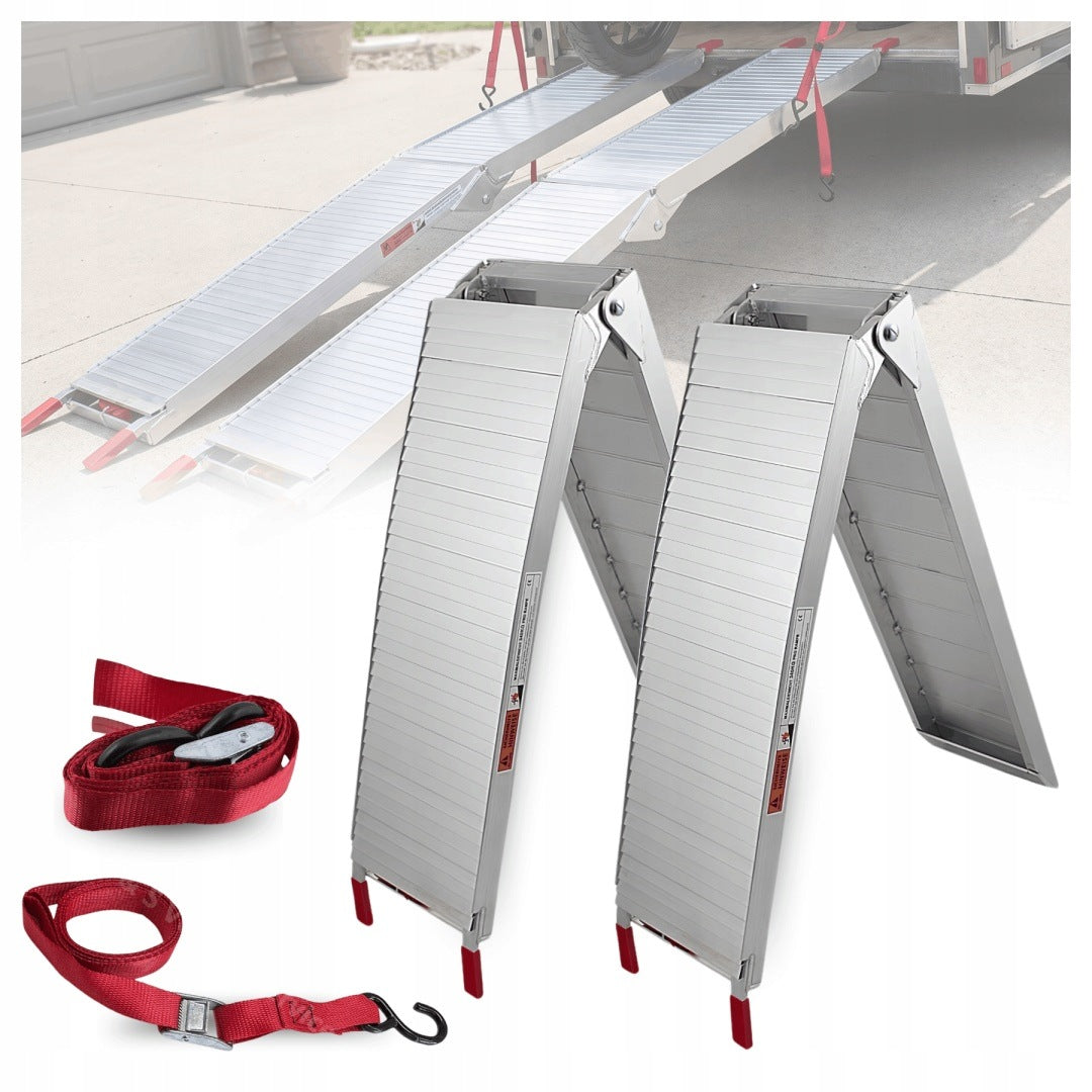 Aluminum RAMPS FOLDING 205cm 340kg 2pcs for quad motorcycle