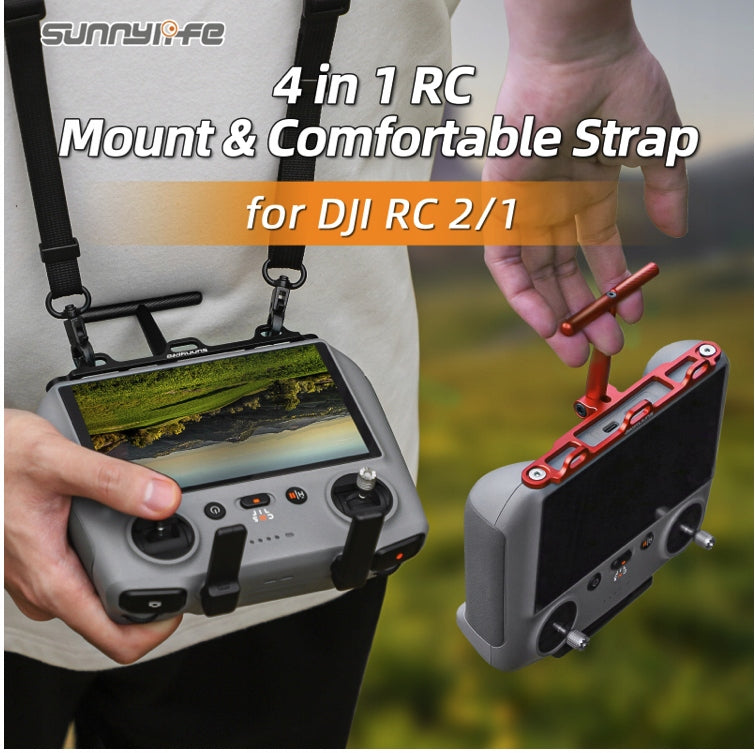 Aluminum Stand Holder Support Lanyard Adjustable for DJI RC/2 Mini 4 PRO Brand Sunnylife