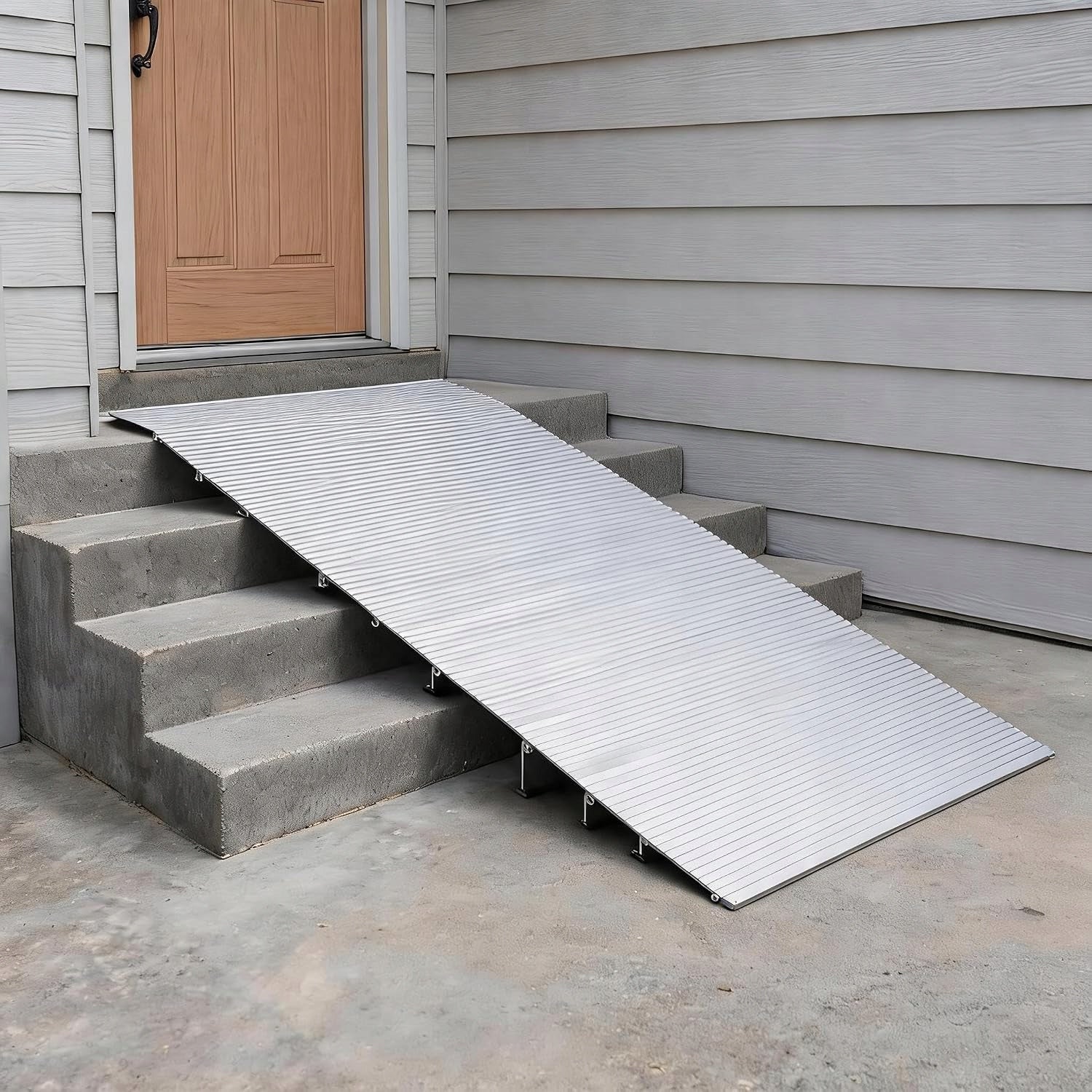 Aluminum Threshold Ramp 5-Piece Modular Design 800LBS Capacity Manufacturer code PIS_00YXTAHK