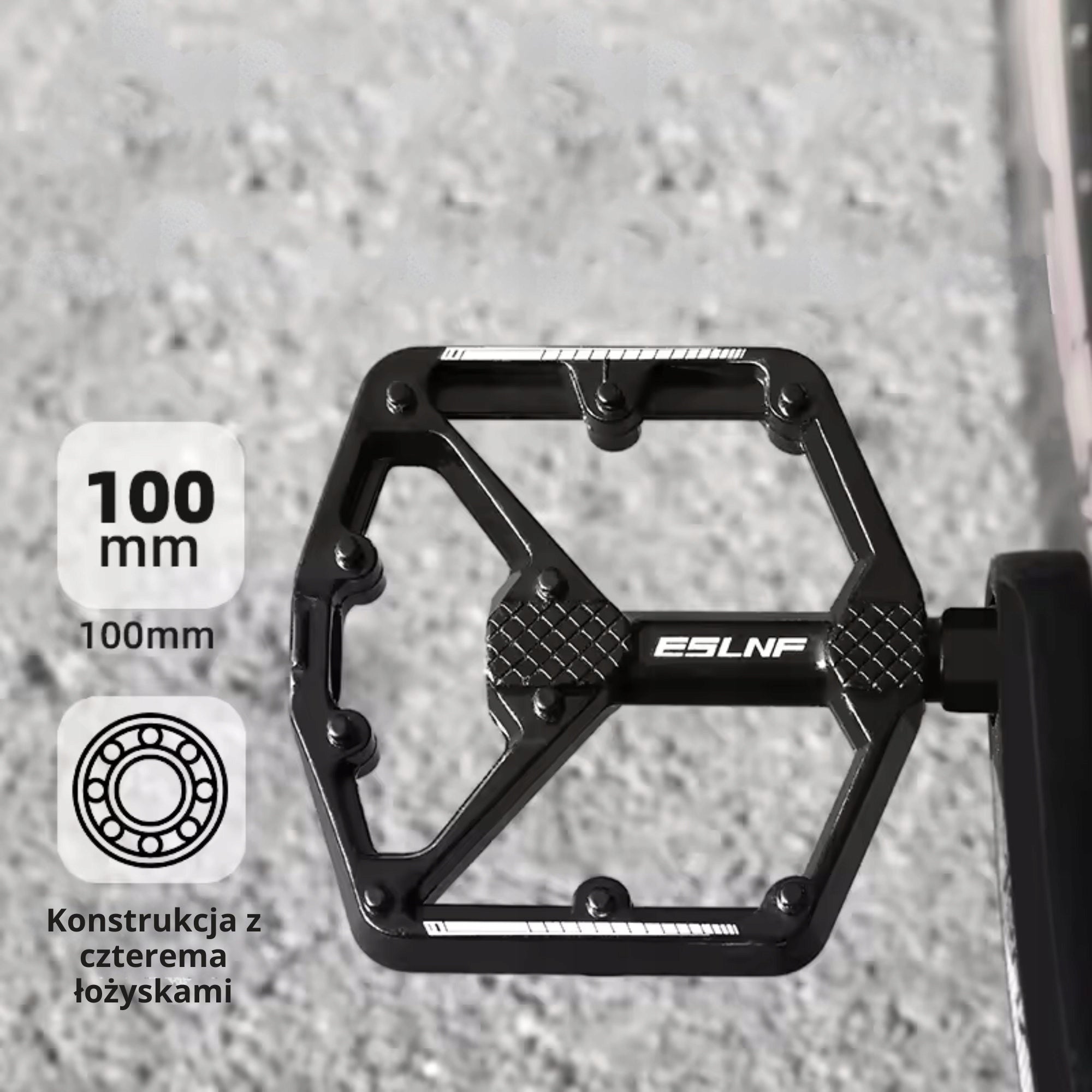 Aluminum Ultra Lightweight Platform Bicycle Pedals - 375g 4 MTB BEARINGS Packaging status original