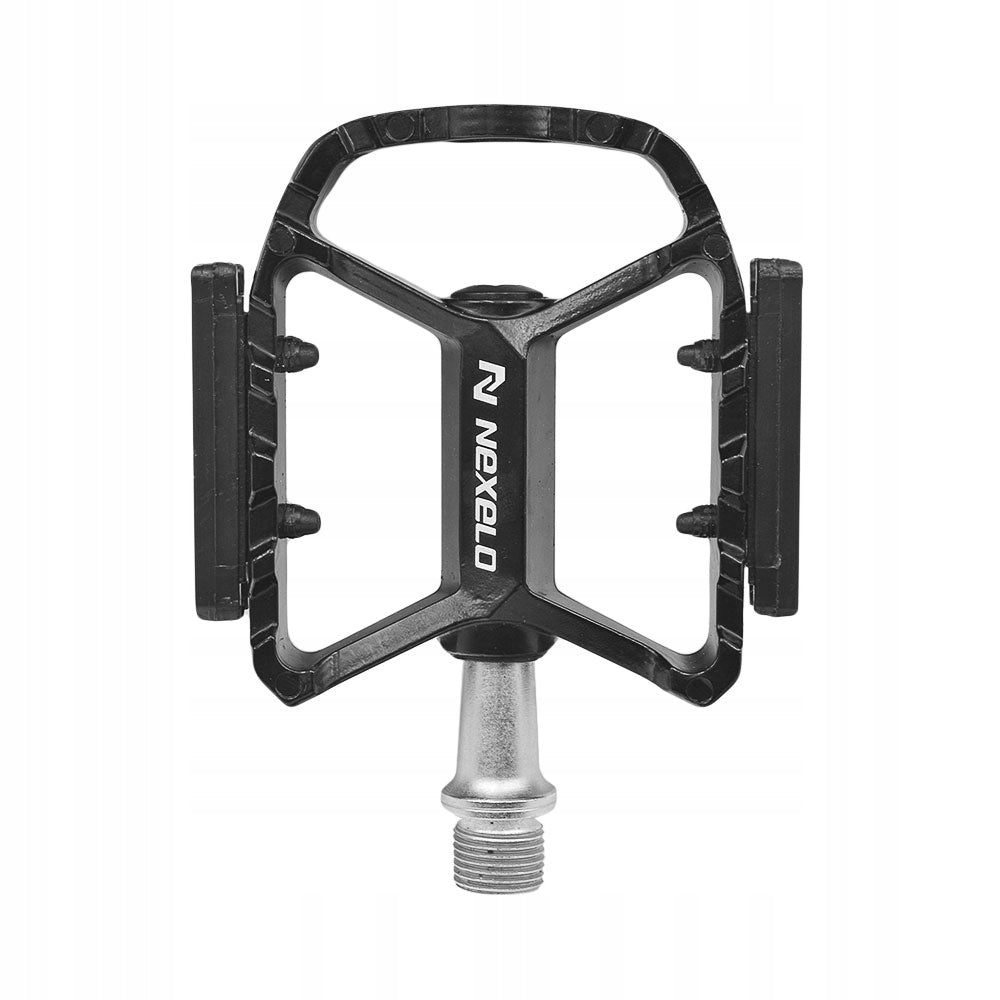 Aluminum bicycle pedals for MTB bike black with machine reflectors new Model L144166NEX