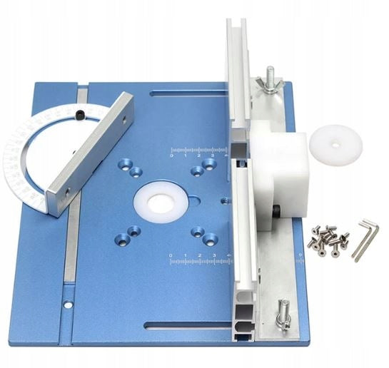 Aluminum plate for milling machine 200x240, complete set