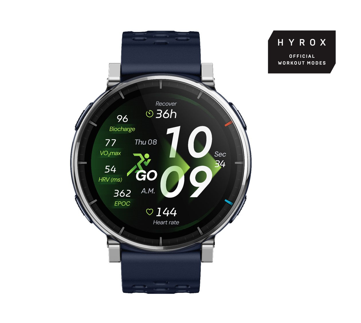 Amazfit Active 3 Premium NFC Atlas Blue smartwatch Packaging status original