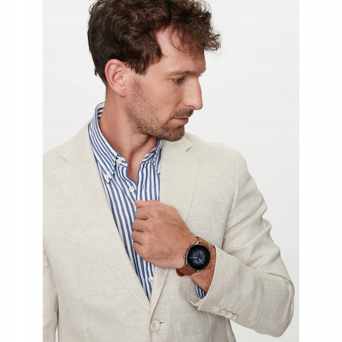 Amazfit Men's Smartwatch Brown, Gold GTR 3 PRO Brand Amazfit