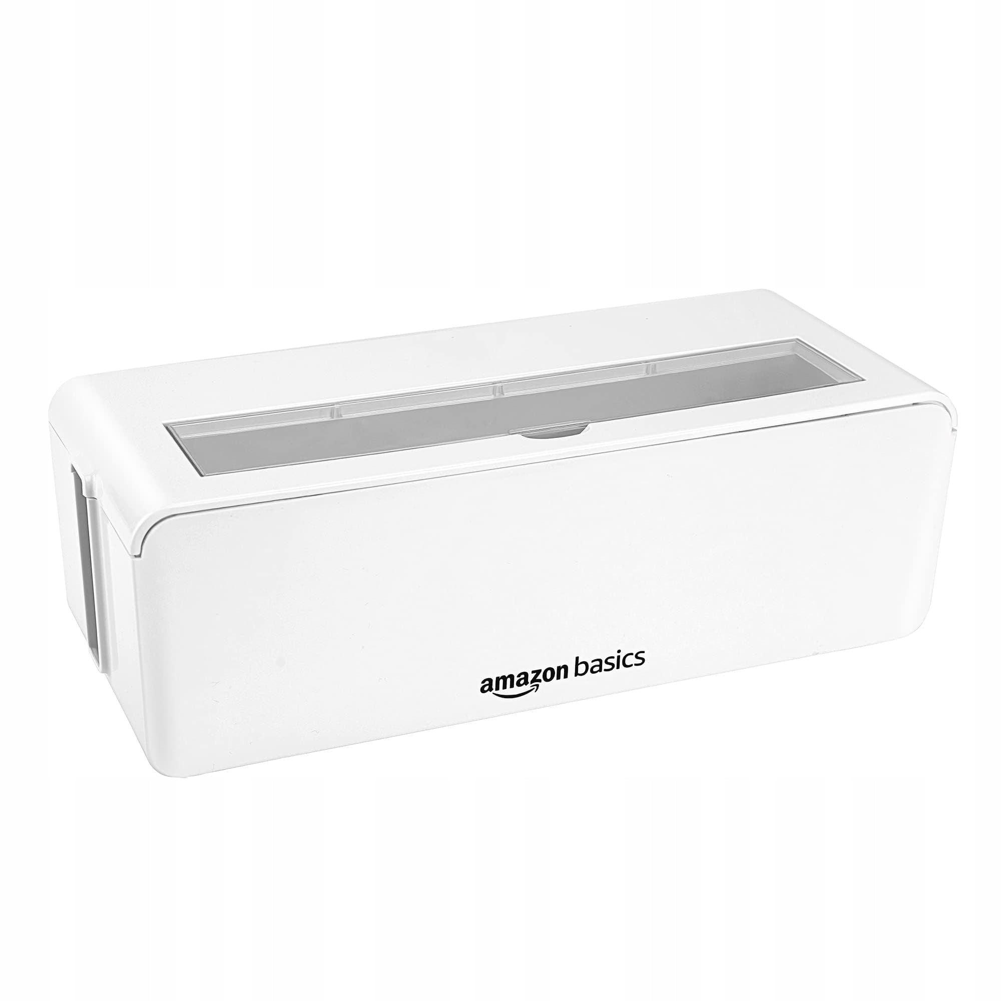 Amazon Basics Cable Hiding and Organization Box - Large, White