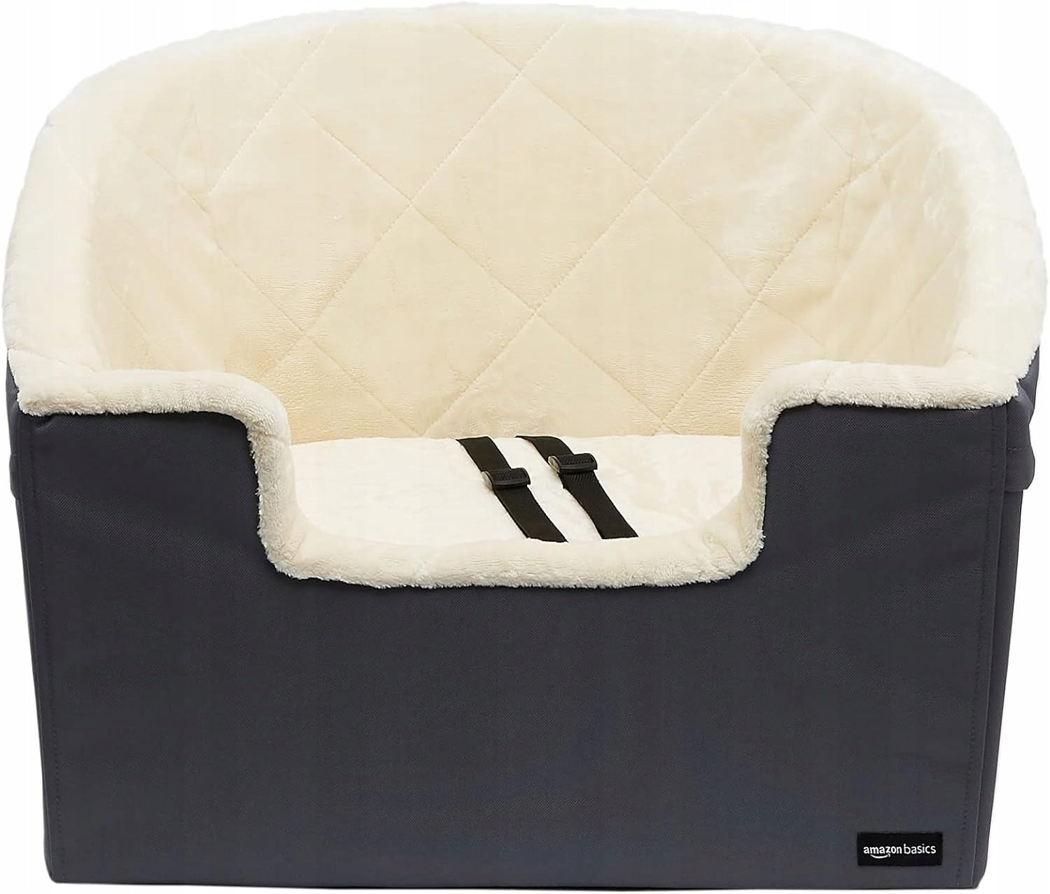 Amazon Basics, Elevated Car Seat, Seat, pouf, for Dog Packaging status original