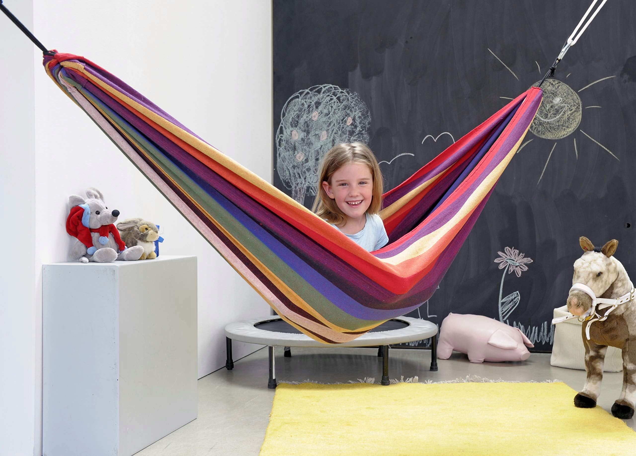 Amazonas AZ-1012110 Hammock Chico Rainbow 120x220 cm Multicolored Manufacturer code 4030454004114